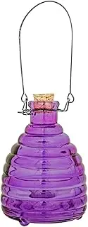 Kaemink Large Glass WASP & INSECT CATCHER/WASP TRAP - Garden Pest Control - 17cm (PURPLE)