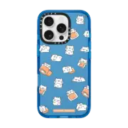 iPhone 16 Pro Impact Case Lounging Around by Muffin Corner
