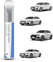 PARTS4EV LY9C Ibis White Touch Up Paint Compatible with Audi Exact Match Chips and Nicks Touch Up