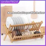 46*24*27CM NANMU DOUBLE-LAYER DISH BOWL DRAIN RACK FOLDING 2