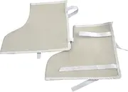 GARENDE 2x Welding Spats Canvas Welding Boot Covers, Welders Work Protection Foot Covers for Welding, short