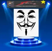 ANONYMOUS VENDETTA GUY Mask Stencil Template Airbrush Paint # 88