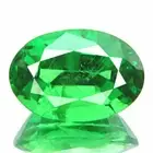Top Green Natural Tsavorite Garnet 1.06ct Brilliant Oval Cut Best Open Color Gem