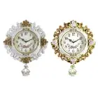 Wall Clock Creative Elegant European Style Retro for Living Room Bedroom Bar
