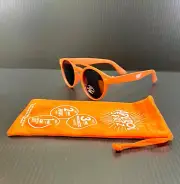 Aperol Italian Liqueur Sunglasses & Polishing Carry Bag - Spritz Orange - New!