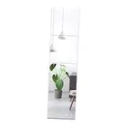 Full Length Mirror Tiles, Frameless Glass Wall Mirror 12 Inch x 4 Pieces,