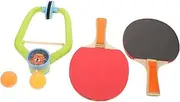 1 Set Table Tennis Trainer Training Tool for Table Tennis Adjustable Hanging Home Trainer Training Device Wood