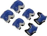 SUPVOX 1 Set Protective Gear Elbow Guard Pad Football Wrist Youth Knee Skating Green Babies Gears High Density Foam Blue