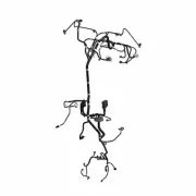 Polaris Chassis Harness, Genuine OEM Part 2413733, Qty 1
