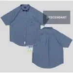 DESCENDANT 23SS KENNEDY'S ORGANIC COTTON CHAMBRAY SS SHIRT