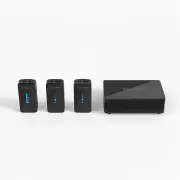 BOYA BY-XM6-K2 Ultra Compact 2.4GHz Dual Channel Wireless Microphone (1xRX & 2xTX) with Charging Case