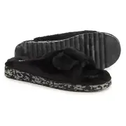 Dr. SCHOLL’S STAYCAY OG AMERICAN LIFESTYLE SLIDE SLIPPERS BLACK SIZE 6