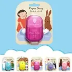 Box Petal Soap Paper Portable Travel Wash Hand Camping Disposable Cleaning