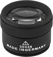 Jewelry Magnifier, Magnifying Glass 30X Optics Loupes Magnifier Portable Handheld Jewelry Magnifier Glass Desktop Reading Magnifier Lens for Textile Stamps Board Gems