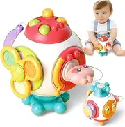 Baby Toys for 1 2 One Year Old Boys Girls Birthday Gifts, Busy Board Cube for Toddlers 1-3, Sensory Montessori Toys for Babies 6 10 12 18 Months, Travel Toys for Plane Airplane Educational
