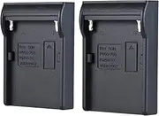 2pcs NP-F970 Battery Plate for Neweer Dual/Four Channel Battery Charger for NP-F550 F750 F950 NP-FM50 FM500H QM71 NP-F970