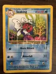 2000 Pokemon Base Set Seaking #60/130 PSA 10 - POP 7 - QTY AVAIL