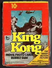 1976 Topps KING KONG Full Wax Box 36 Packs EXCELLENT! Dino De Laurentiis Movie