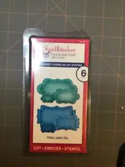 Spellbinders D-Lites Petite Labels One 6 Dies S3-205