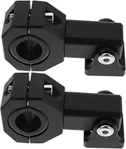 GLEAVI 2pcs Motorcycle Mirror Mount Bracket Light Clamp for Spotlights Accessories Quick Installation Multipurpose Design for Enhanced Safety Compatibility Electric Scooters