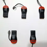 5pcs microSD TF Card Reader (USB TF transflash memory flash drive micro adapter)