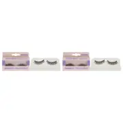 False Lashes - Dramatic by Carter Beauty for Women - 1 Pair Eyelashes - Pack of 2