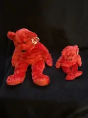 New Old Stock Of Retired Ty Beanie Buddies Sizzle And Beanie Babies Sizzle