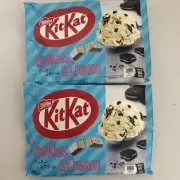 Nestle Japan Cookies & Cream KitKats! 2 Bags, 20 Total Pieces.