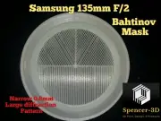 SALE! Bahtinov Focus Mask Samyang 135mm F/2 lens - 135mm lenses