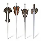 LOT OF 4 THE RING Replica Sword, FLAME OF THE WEST, Glamdring Sword, HERUGRIM