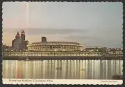 Uncommon Riverfront Stadium Deckle Postcard - Former Home of the Cincinnati Reds