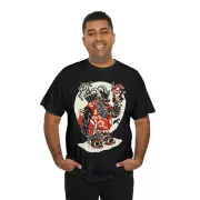 Beach Krampus | Unisex | Heavy Cotton | T-Shirt | Beach | Christmas Monster