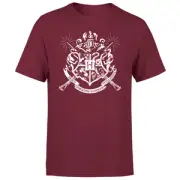 Harry Potter Hogwarts House Crest Men's T-Shirt - Burgundy