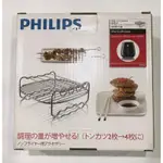 飛利浦PHILIPS（全新） 氣炸鍋專用串燒雙層烤架HD9904 附烤串配件 《原廠盒裝配件》