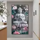Buddha Hands Together Lotus Wall Art Canvas Painting Posters and Prints Picture