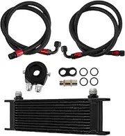Car Engine Oil Cooler | Heavy Duty Transmission Cooler | Transmission Oil Cooler Kit | Radiator Oil Cooler | Engine Cooler Replacement Kit High Performance Cooling For Enhanced Engine Oil Protection