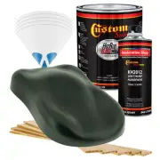 HOT ROD FLATZ Fathom Green Firemist Gallon Kit URETHANE Flat Auto Car Paint Kit