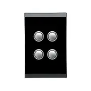 Clipsal Saturn Series Cover To Suit 4064push button - 4064PBC-EB