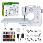 Sewing Machine for Beginners, Mini Sewing Machine Built-in 12 Stitches, 13 Re...