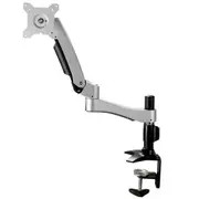 Up to 24" 10kg Single Tilt Swivel Arm LCD Monitor VESA Mount Desk Clamp Base