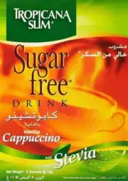 Tropicana Slim Sugar Free Vanilla Cappuccino Drink With Stevia 96G free shipping