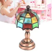 1:12 Dollhouse Wireless LED Desk Lamp Miniature Table Lamp