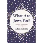 WHAT ARE JEWS FOR?: HISTORY, PEOPLEHOOD, AND PURPOSE