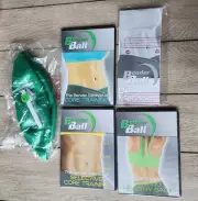 NEW As Seen On TV Bender Ball workout DVDs Core Training Healthy Back W/ Ball