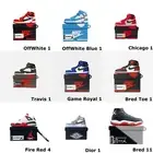 Nike Air Jordan Apple Airpod Case Covers 1st/2nd/3rd/Pro Gen + Keyring/Freshener