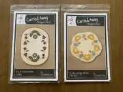 Carried Away Designs in Wool Carrie Golias Applique Patterns Chicks Jacobean mat