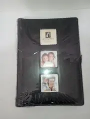 Old Town Bonded Leather 2-Pack Photo Albums, Cover Windows hold 3"x3" Photos!