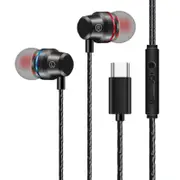 2PCS Type-C Interface In Ear Wired Stereo Earphone