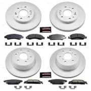 PowerStop for 15-19 Cadillac Escalade Front & Rear Z17 Evolution Geomet Coated