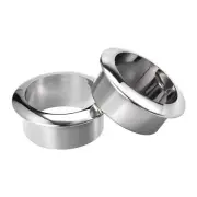 Desk Grommet 36mm for Organizing and Protecting Cord Nylon Silver Tone Pack of 2